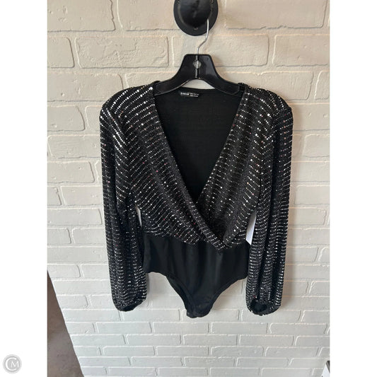 Bodysuit By Shein In Black & Silver, Size: M