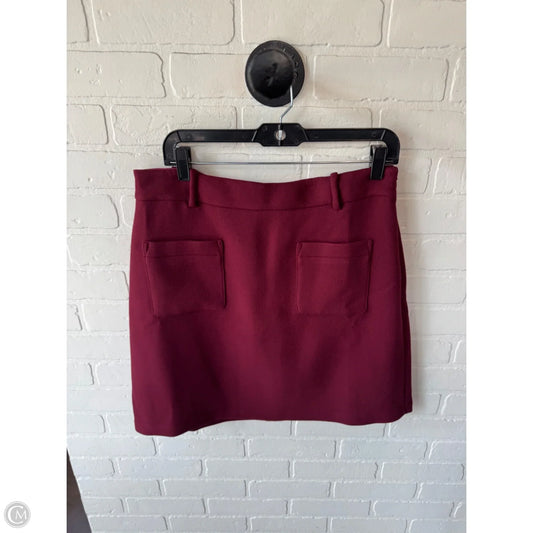 Skirt Mini & Short By Loft In Red, Size: 10