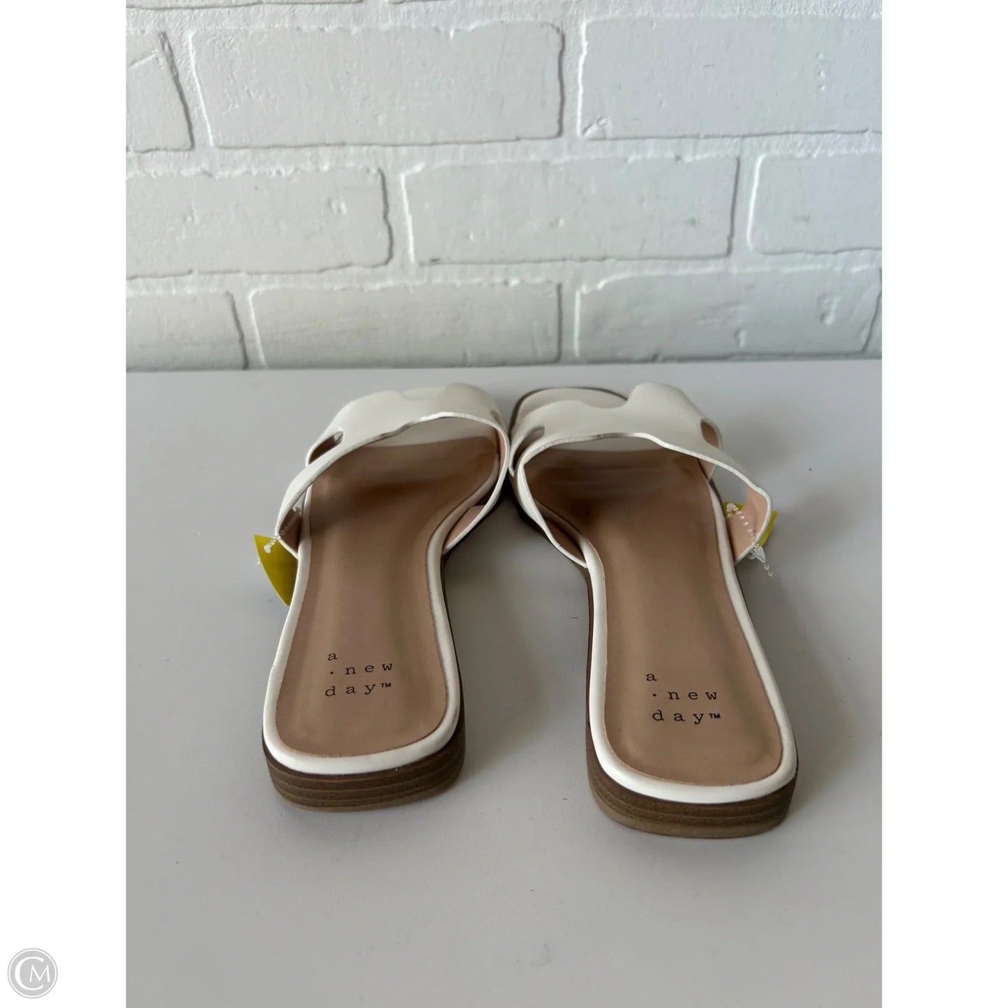 Sandals Flats By A New Day In White, Size: 6