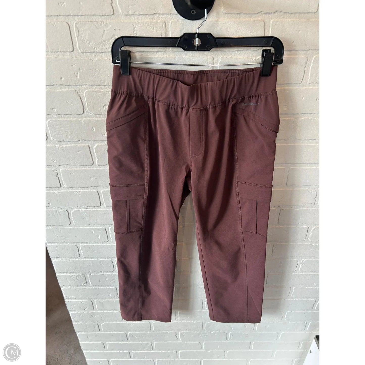 Pants Cropped By Eddie Bauer In Brown, Size: 4