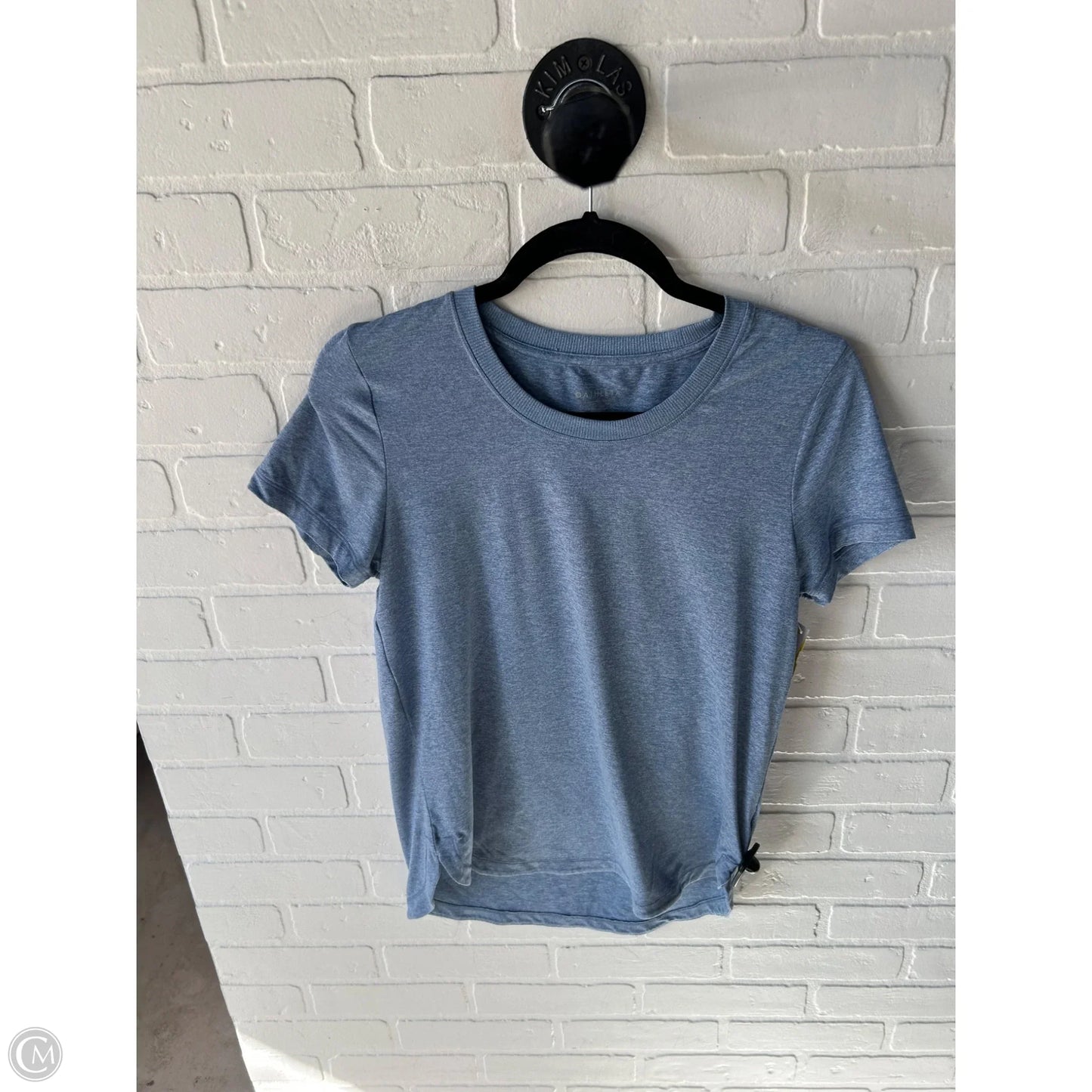 Athletic Top Short Sleeve By Athleta In Blue, Size: S