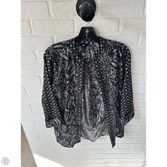 Kimono By H&m In Black & Grey, Size: Xs