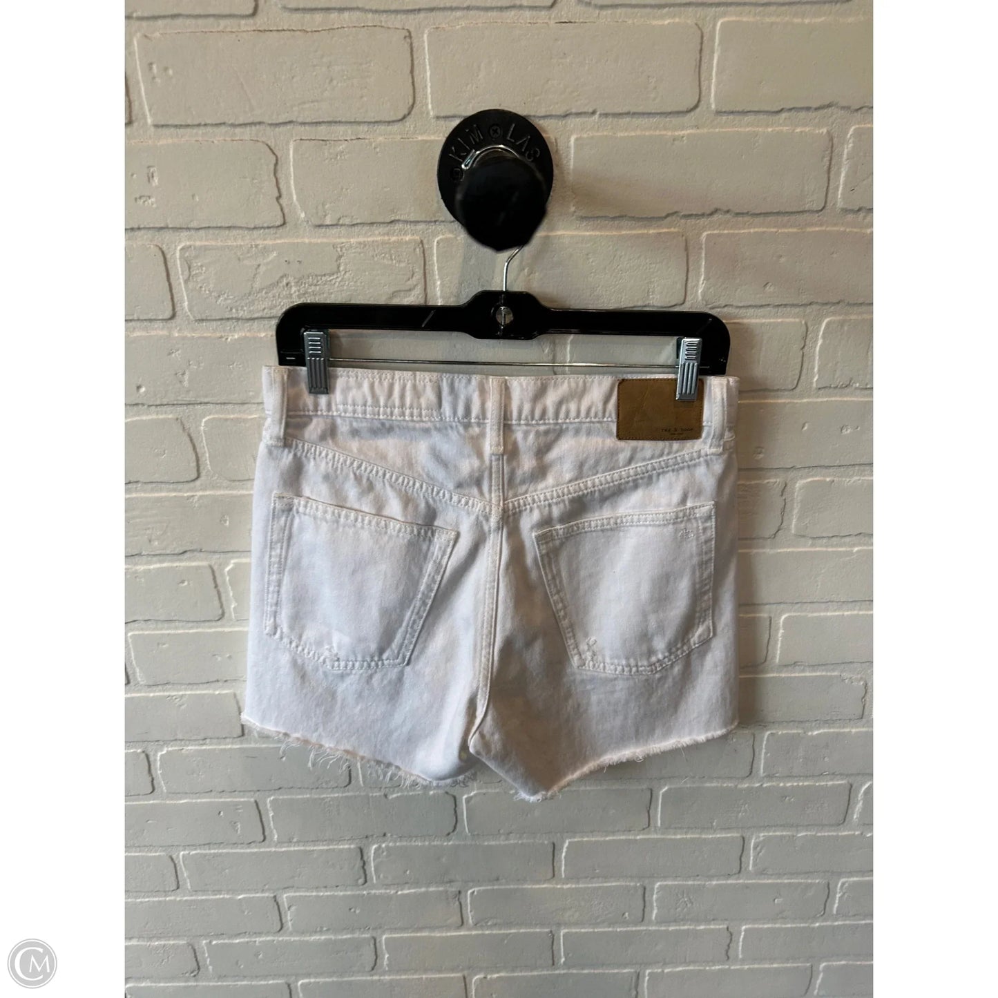 Shorts By Rag And Bone In White Denim, Size: 4
