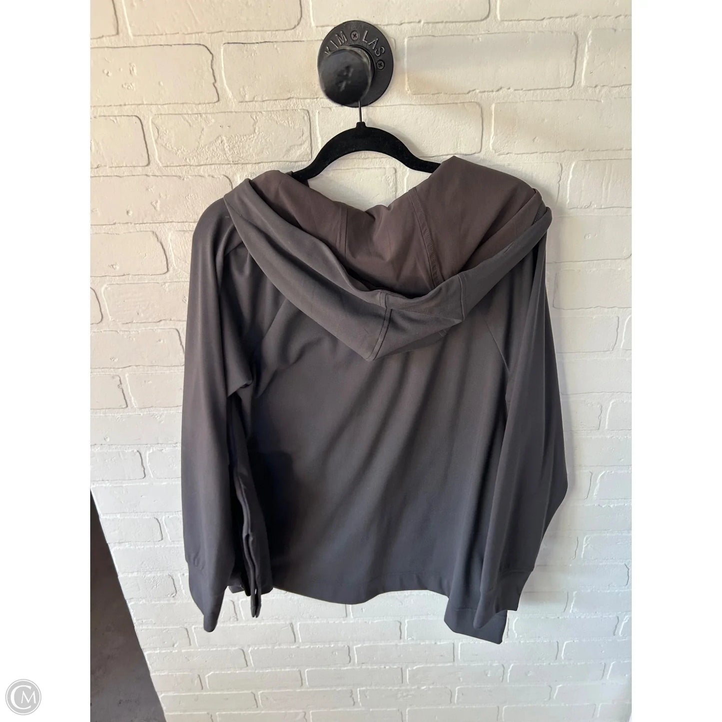 Athletic Sweatshirt Hoodie By Athleta In Grey, Size: S