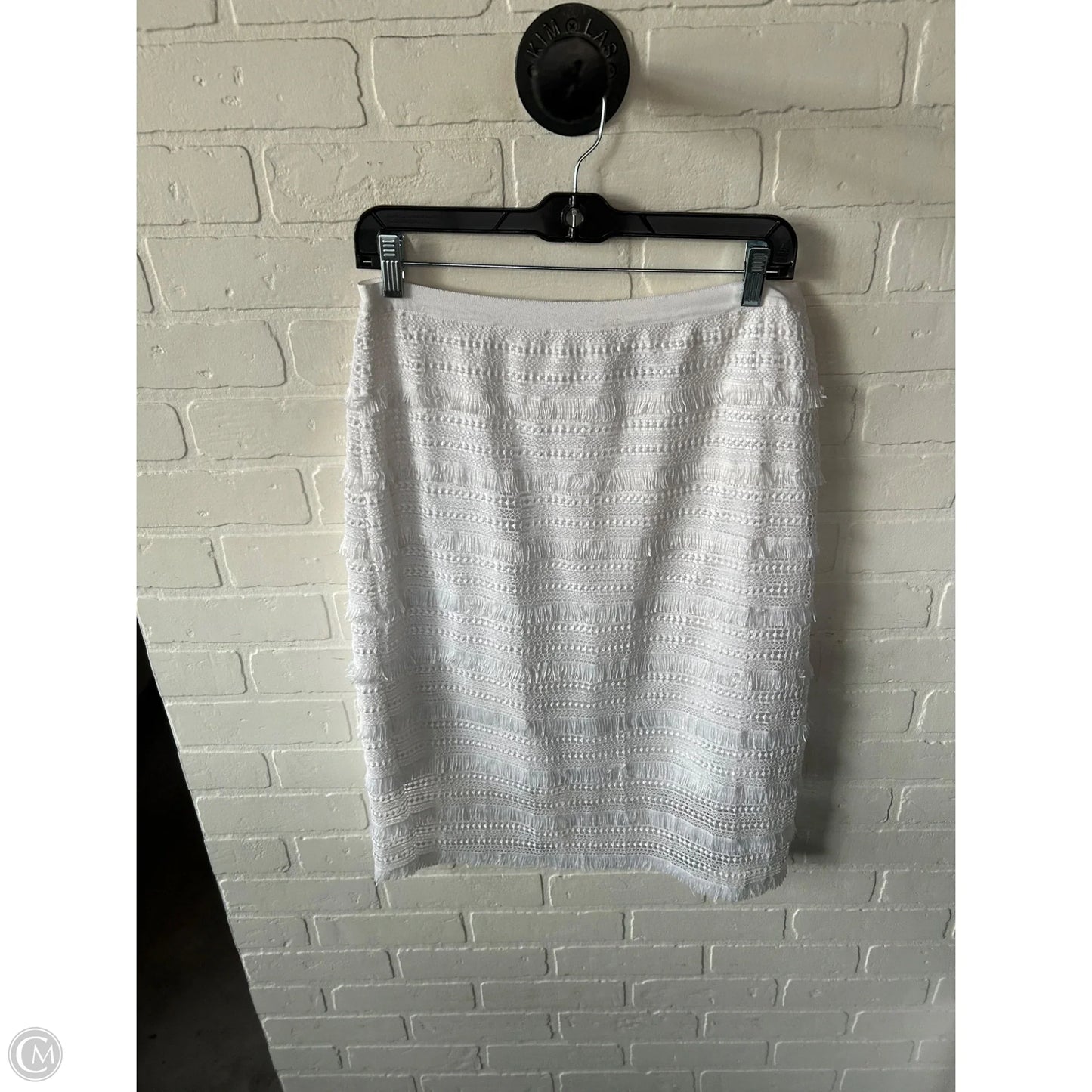 Skirt Midi By White House Black Market In White, Size: 10