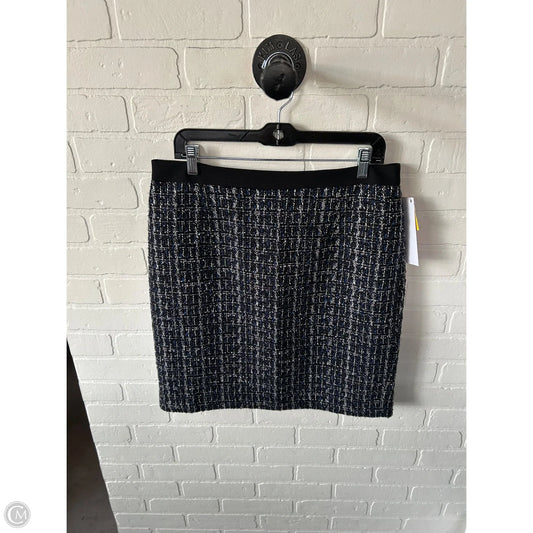 Skirt Mini & Short By White House Black Market In Black & Blue, Size: 12