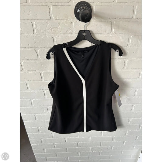 Top Sleeveless By White House Black Market In Black & White, Size: L