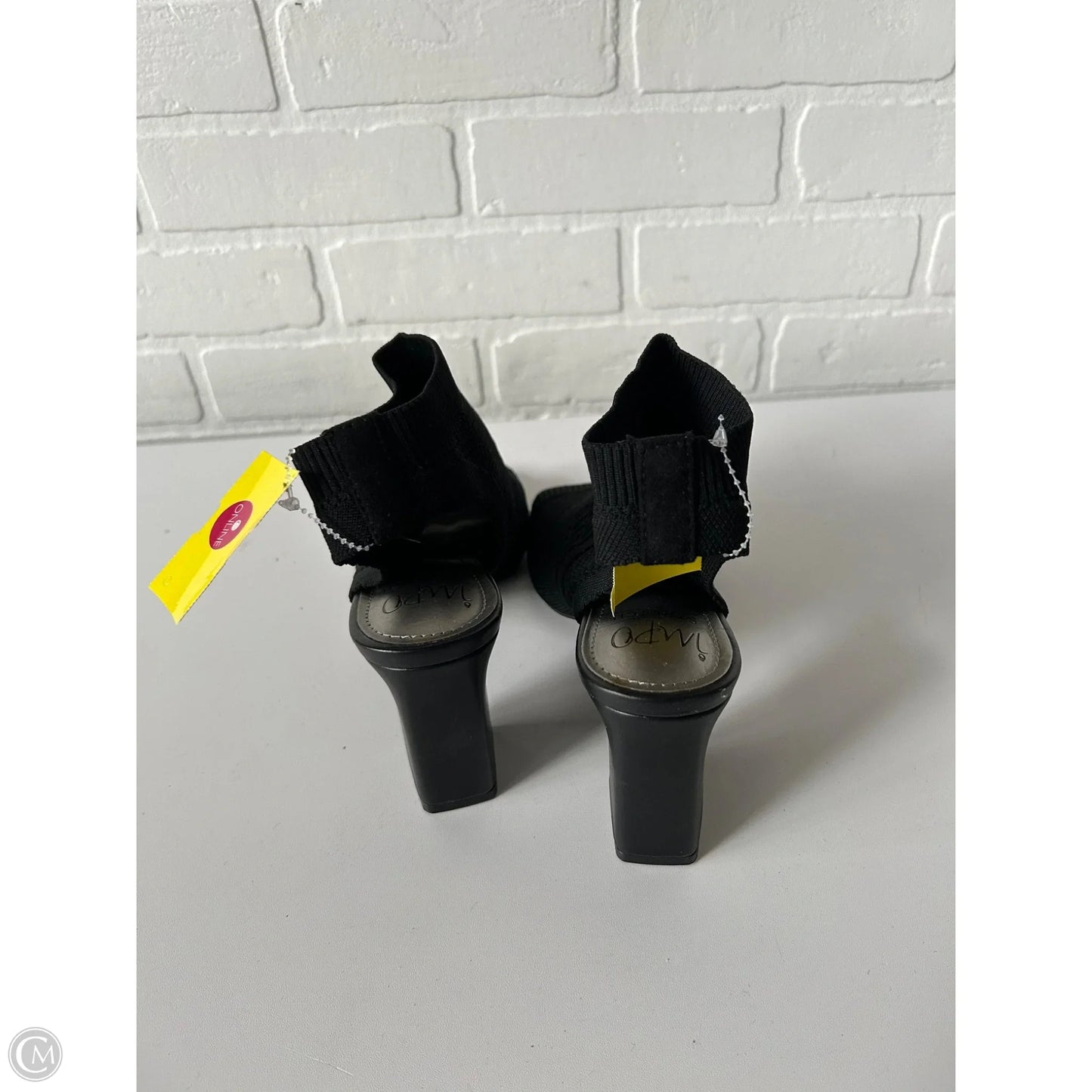 Sandals Heels Block By Impo In Black, Size: 7.5