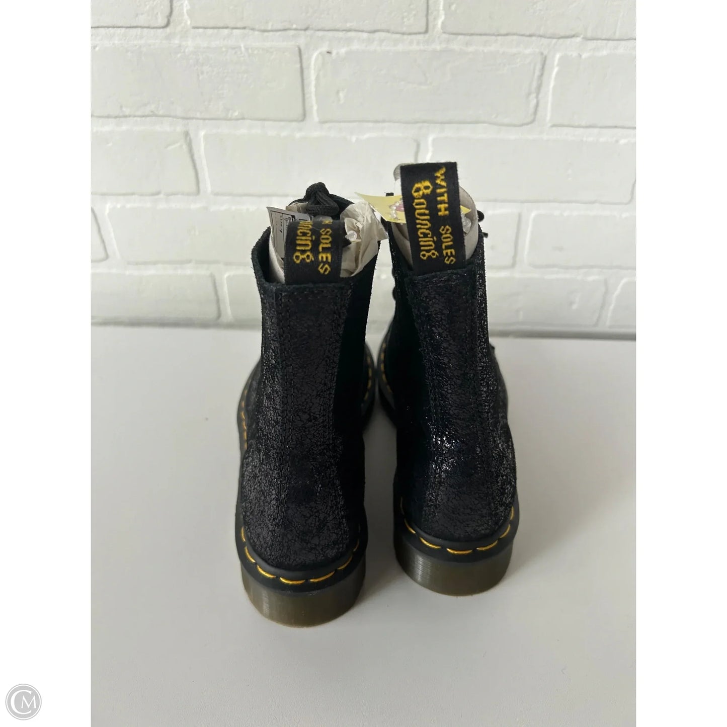 Boots Ankle Flats By Dr Martens In Black, Size: 7