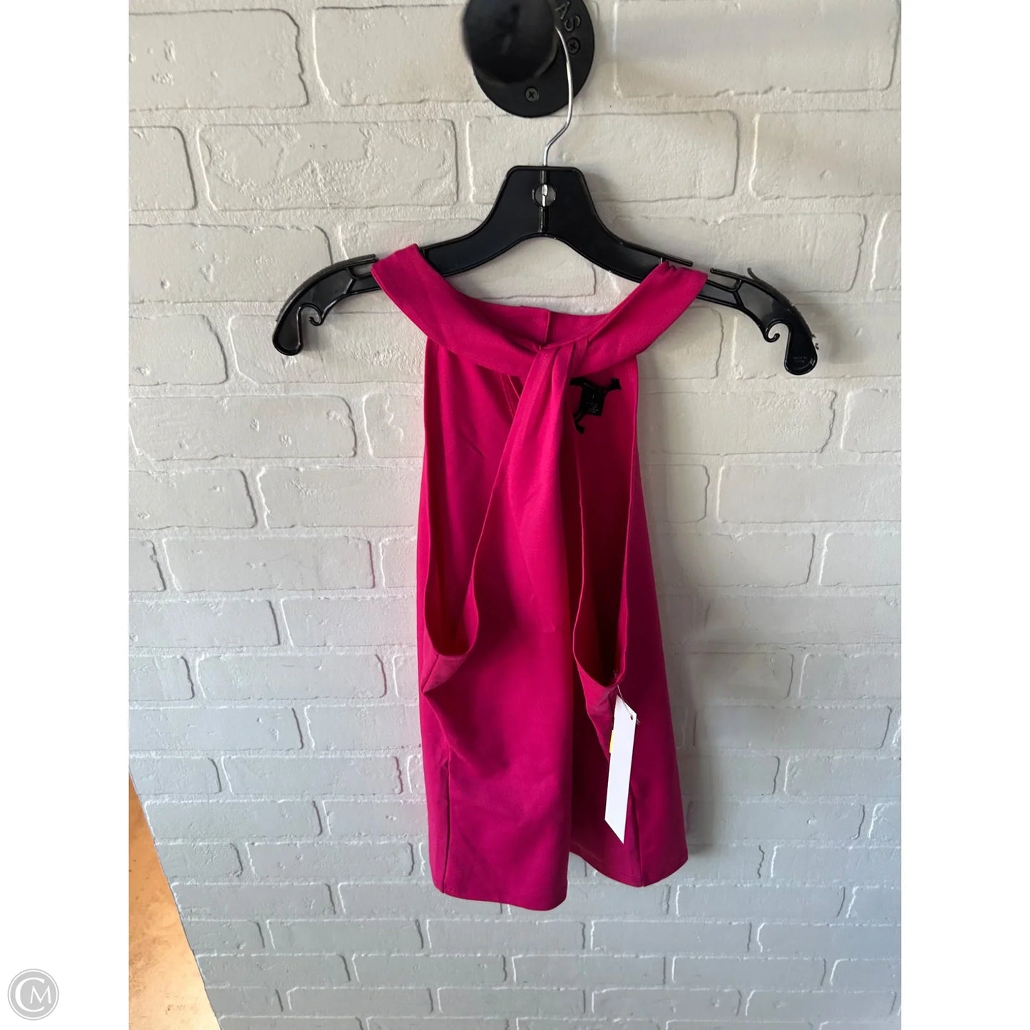 Top Sleeveless By Halogen In Pink, Size: L