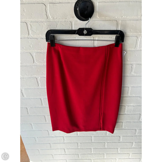 Skirt Mini & Short By White House Black Market In Red, Size: 2