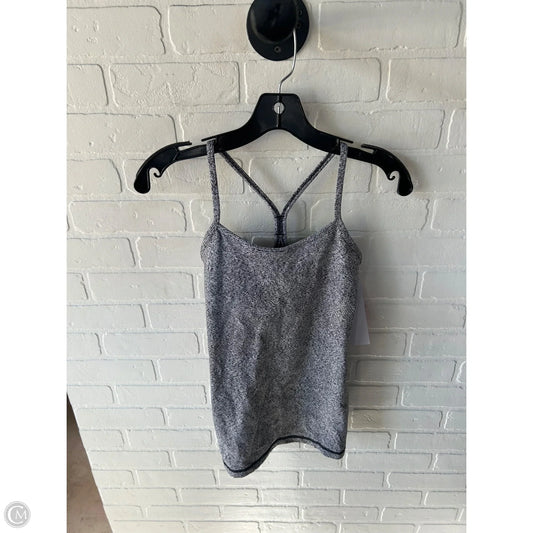 Athletic Tank Top By Lululemon In Black & White, Size: S