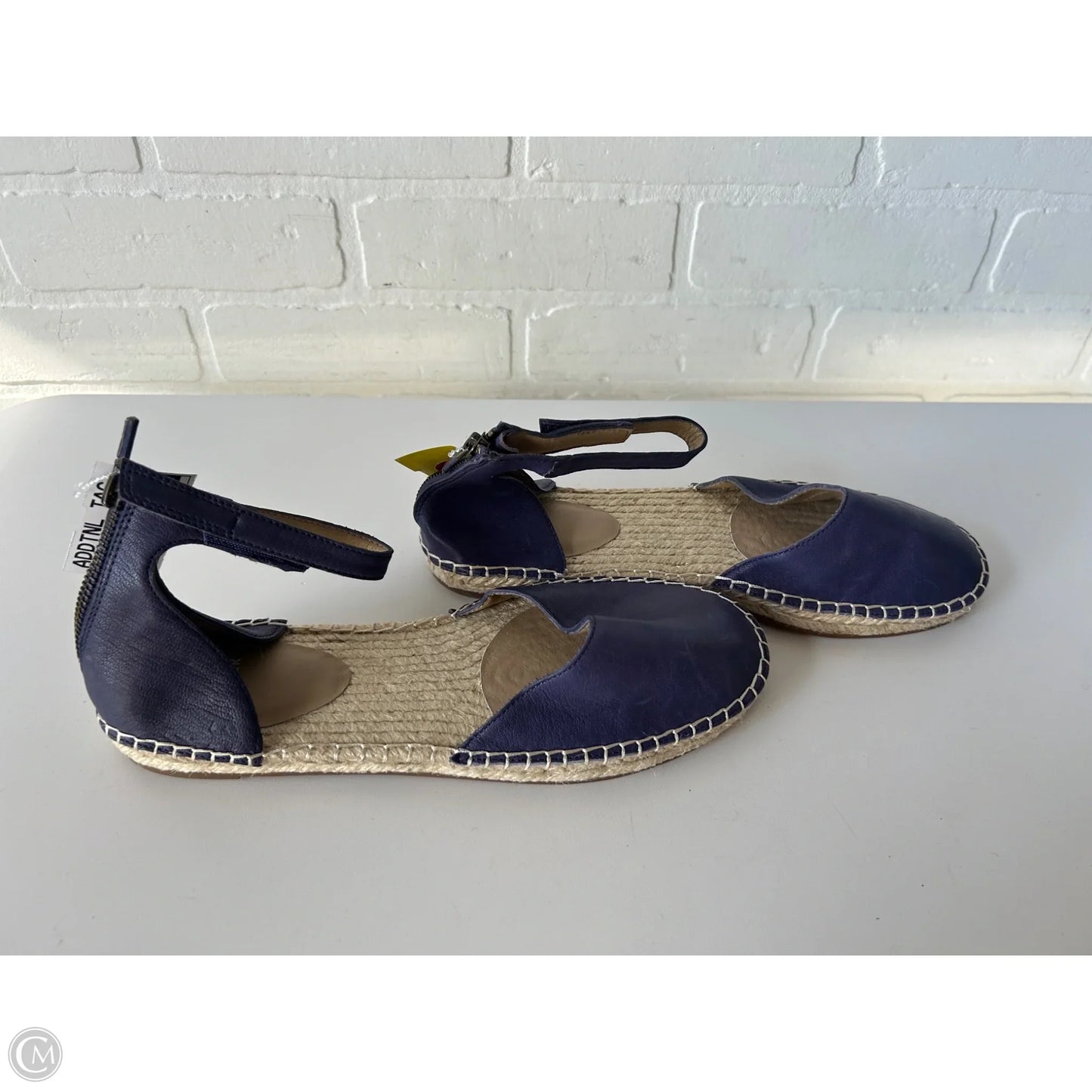 Shoes Flats By Eileen Fisher In Purple & Tan, Size: 9