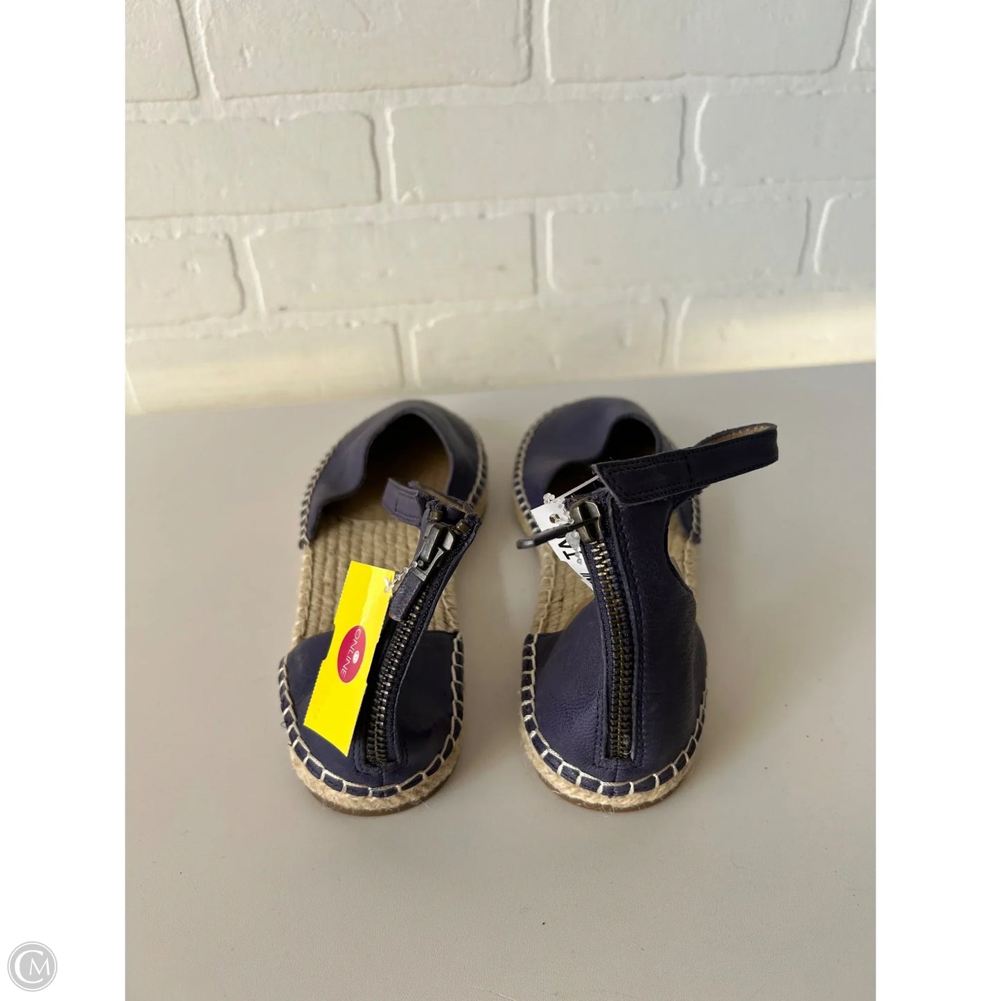 Shoes Flats By Eileen Fisher In Purple & Tan, Size: 9