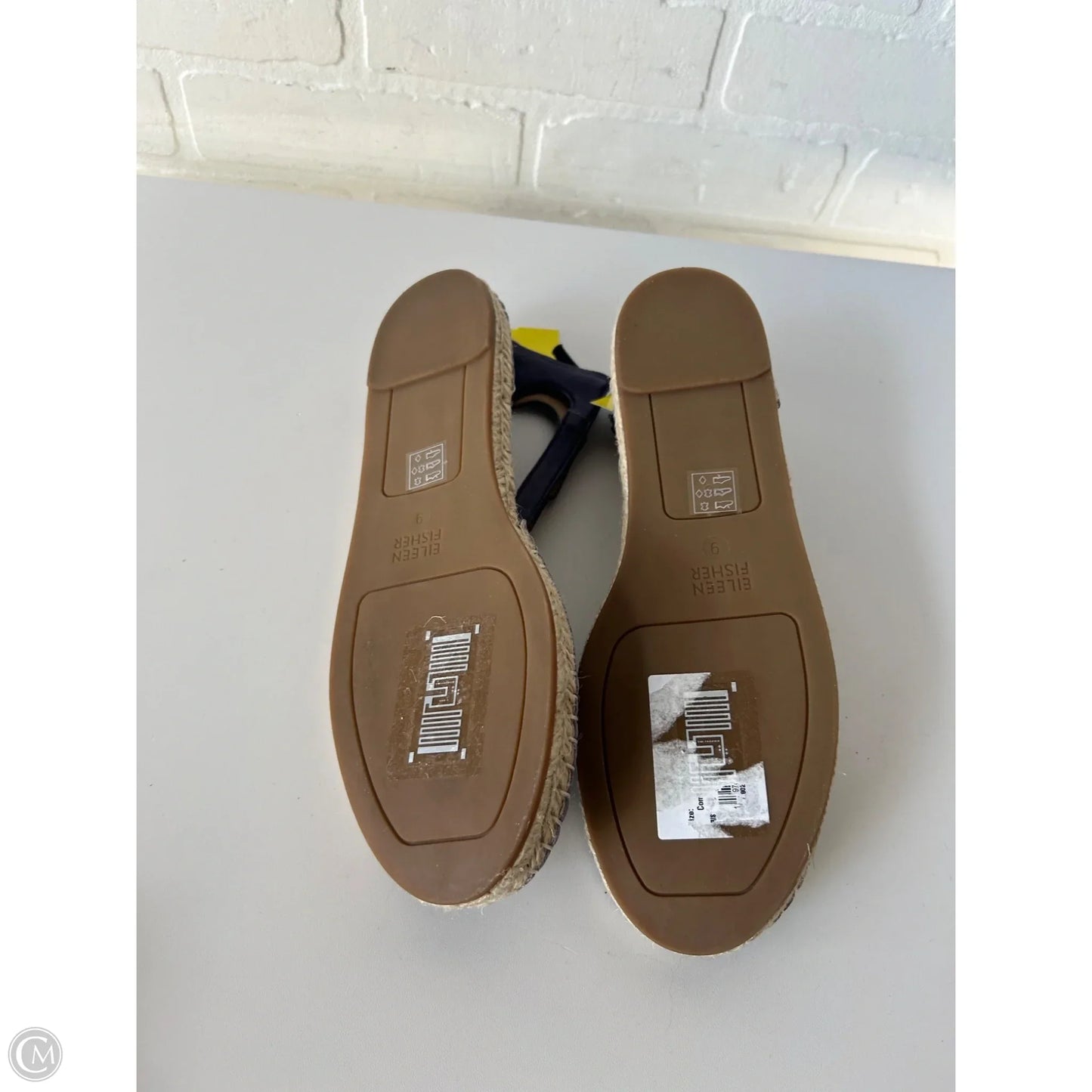 Shoes Flats By Eileen Fisher In Purple & Tan, Size: 9