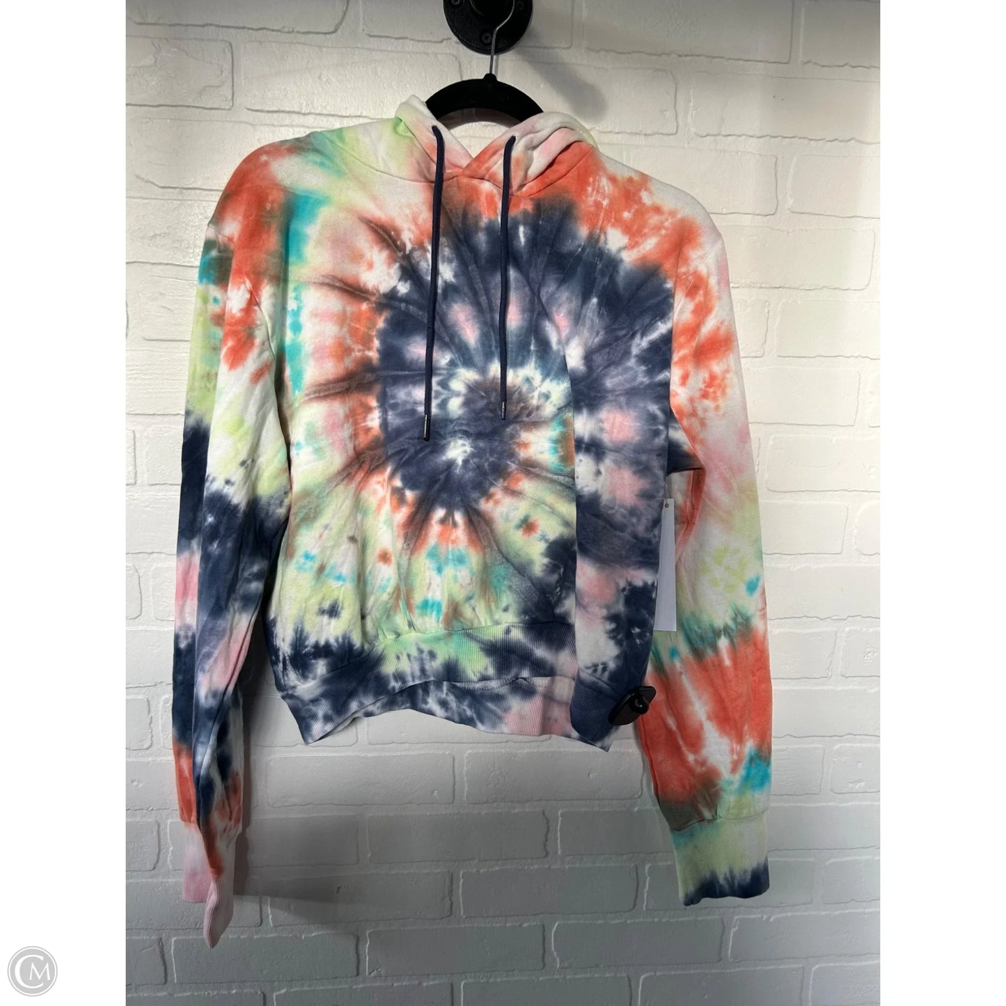 Sweatshirt Hoodie By Afrm In Tie Dye Print, Size: L