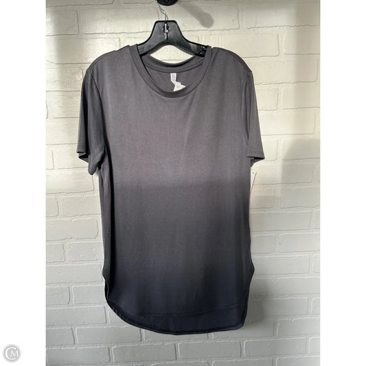 Top Short Sleeve By Wishlist In Grey, Size: L