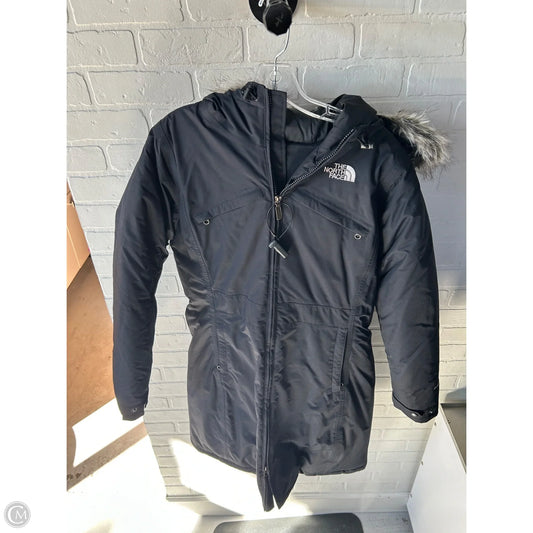 Coat Parka By The North Face In Blue & Grey, Size: L