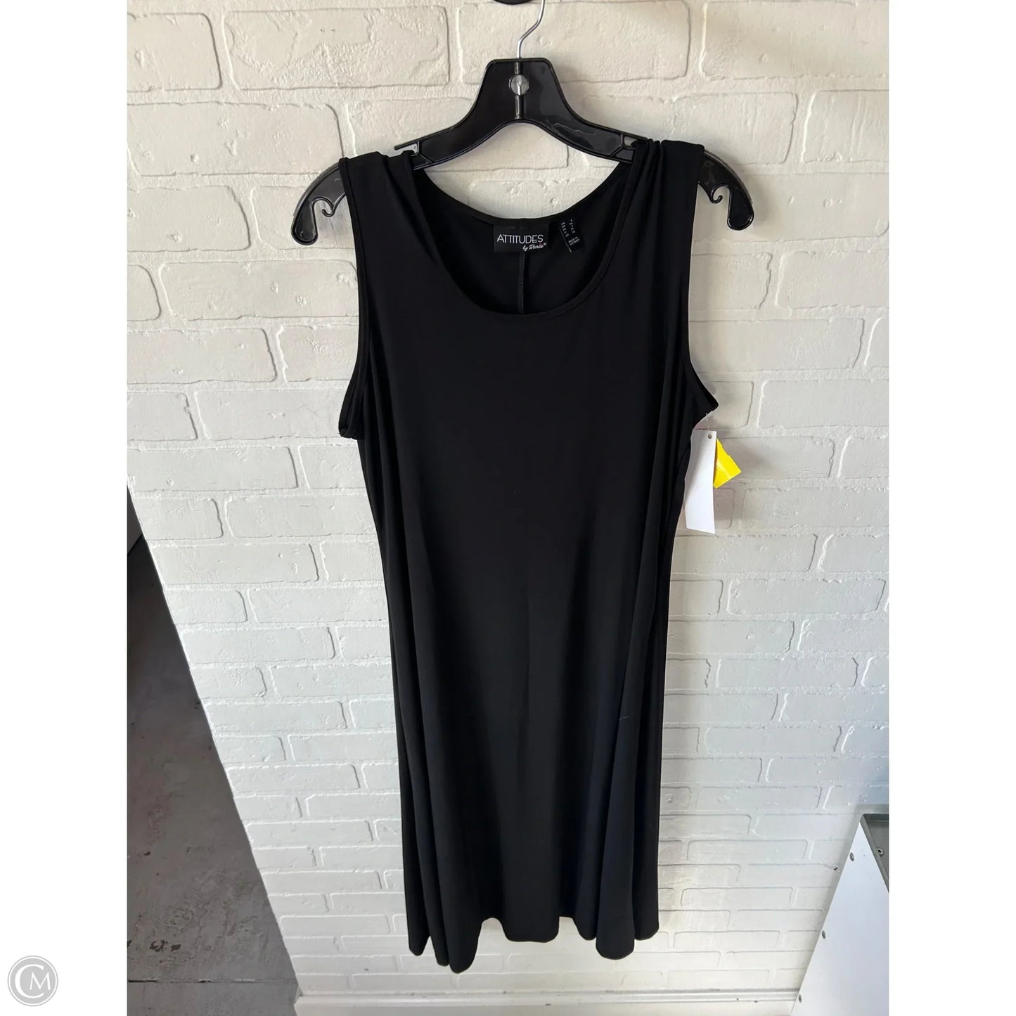 Dress Casual Midi By Clothes Mentor In Black, Size: L