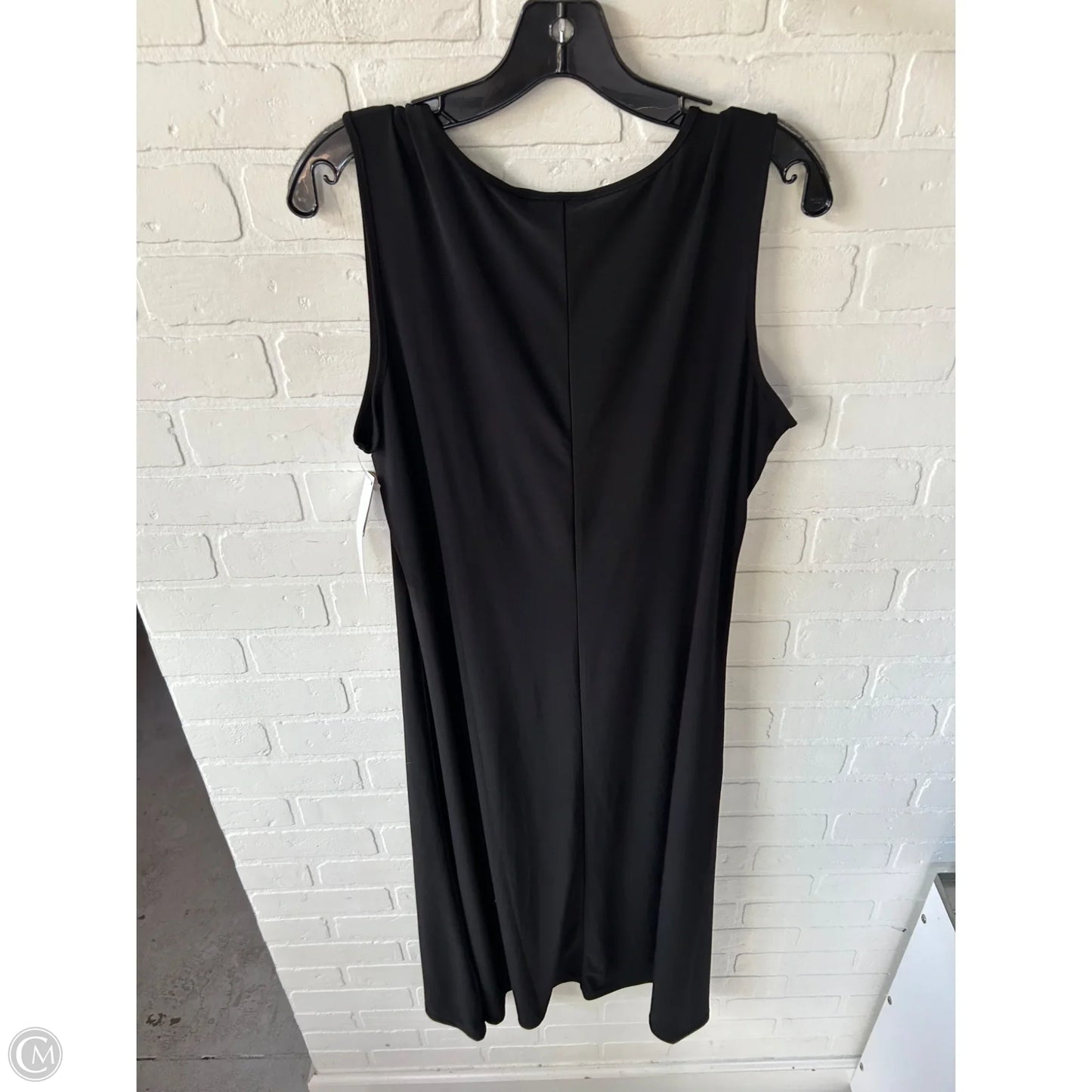 Dress Casual Midi By Clothes Mentor In Black, Size: L