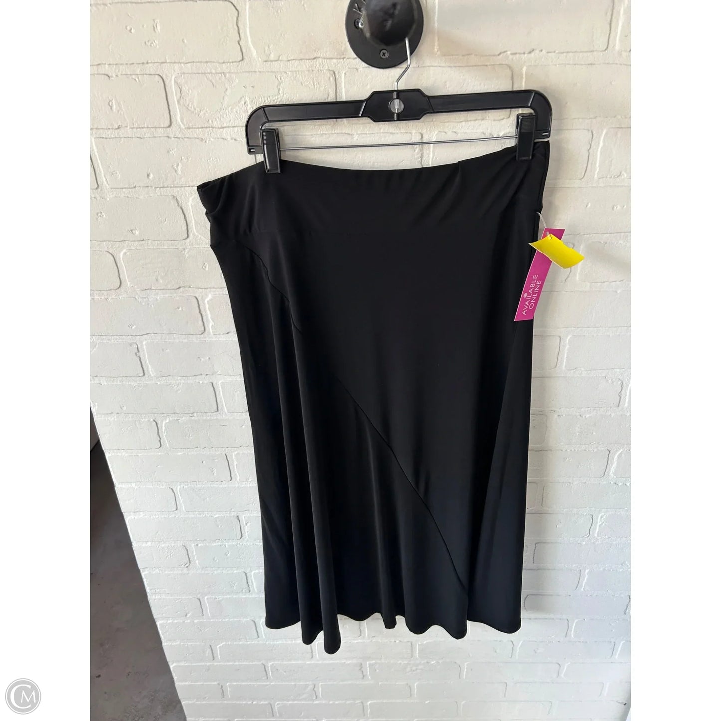 Skirt Midi By Clothes Mentor In Black, Size: 10