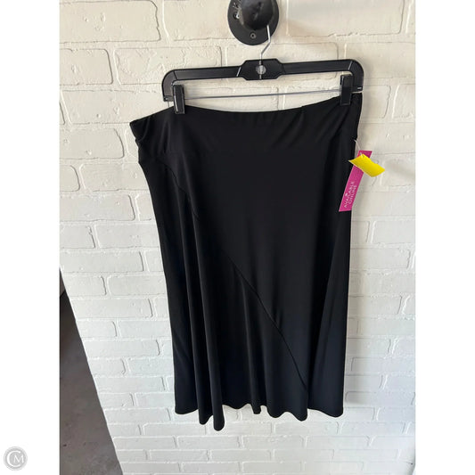Skirt Midi By Clothes Mentor In Black, Size: 10