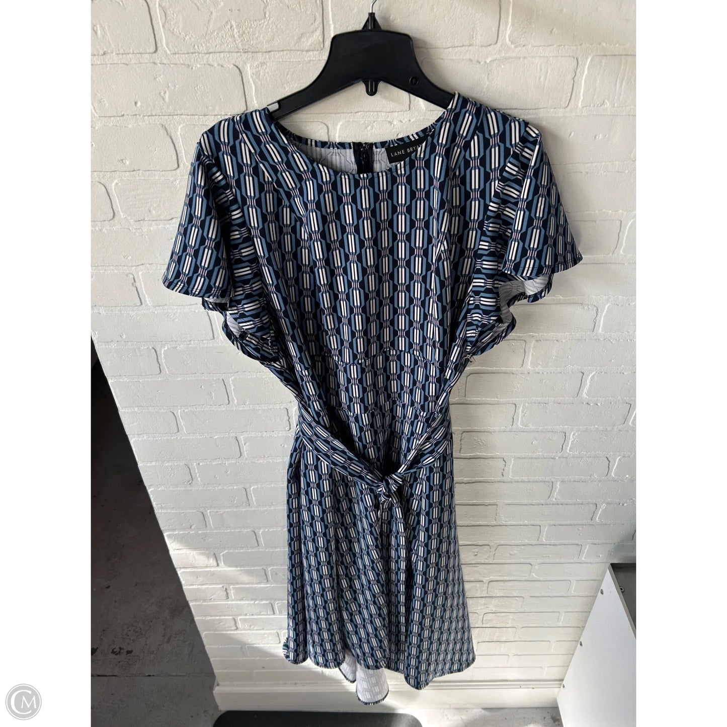 Dress Work By Lane Bryant In Blue & White, Size: 1x