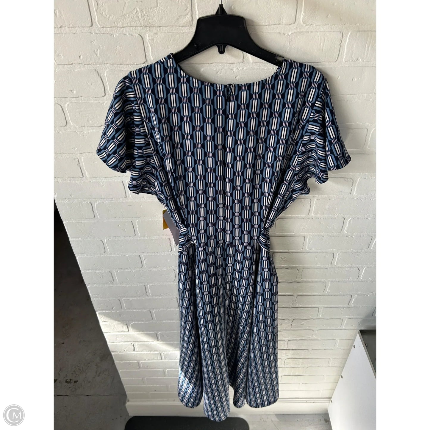Dress Work By Lane Bryant In Blue & White, Size: 1x