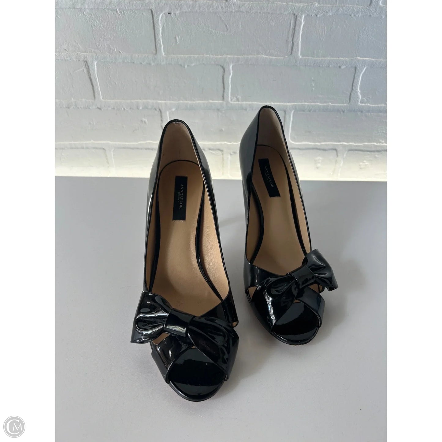 Sandals Heels Stiletto By Ann Taylor In Black, Size: 9