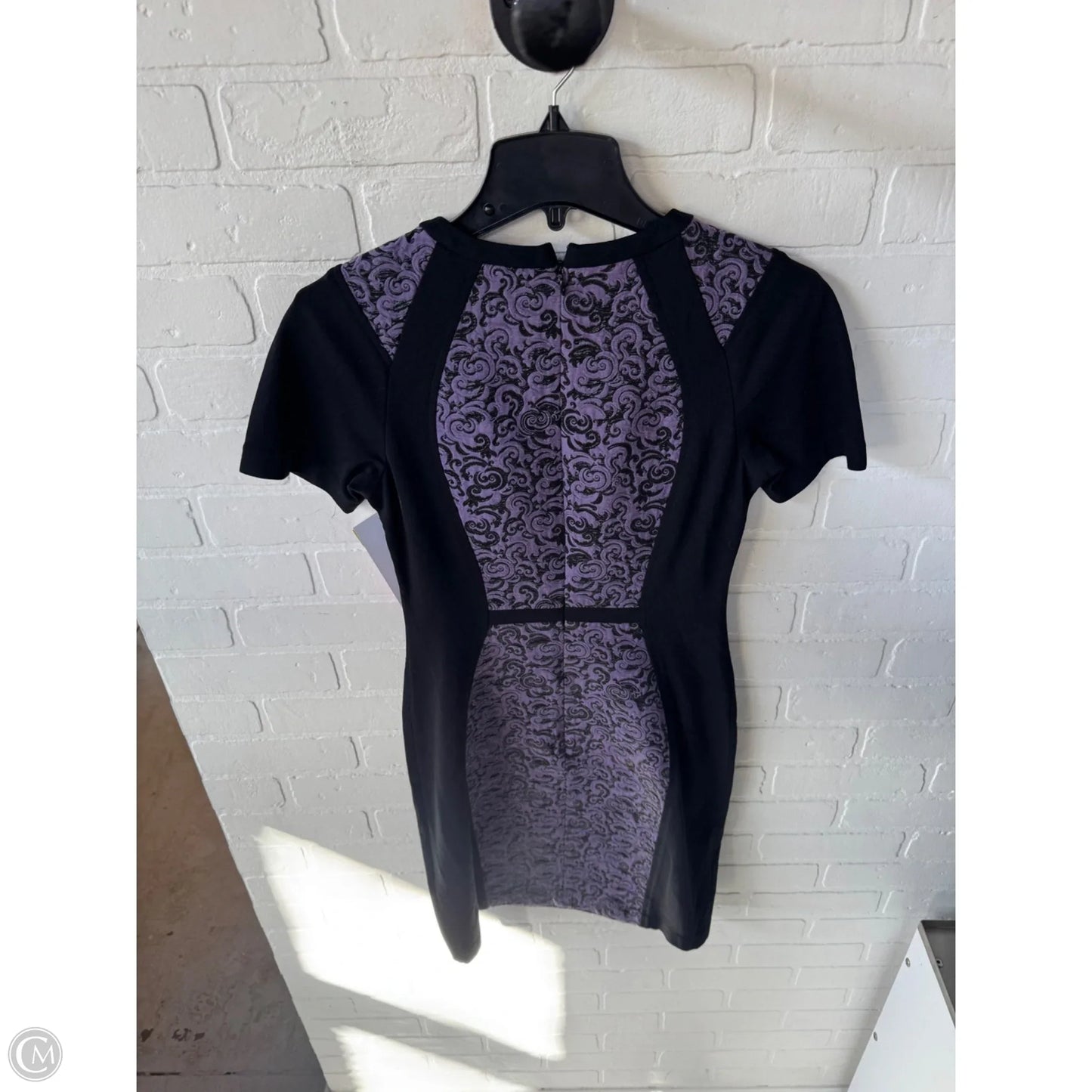Dress Work By Cmc In Black & Purple, Size: S