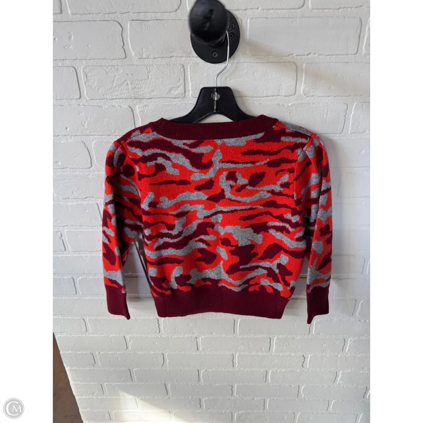 Sweater By Cme In Orange & Red, Size: Xs