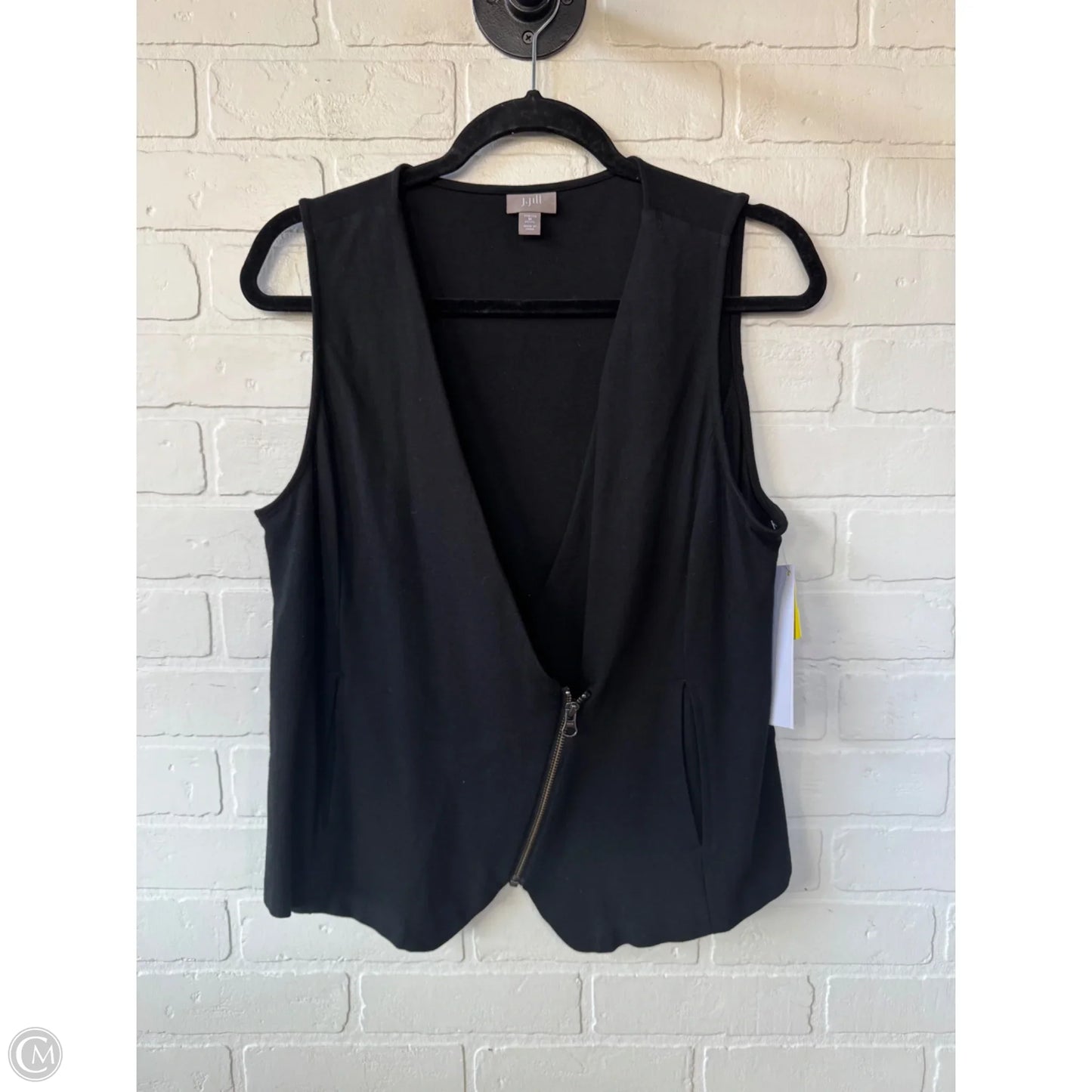 Vest Other By J. Jill In Black, Size: Mp