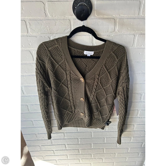 Sweater Cardigan By Evereve In Green, Size: S