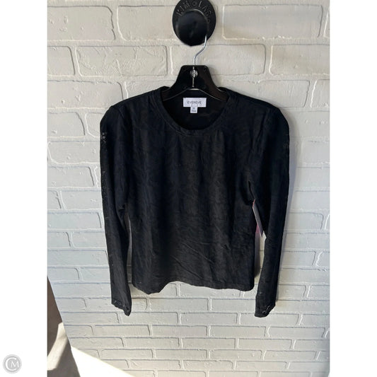 Top Long Sleeve By Evereve In Black, Size: Xs