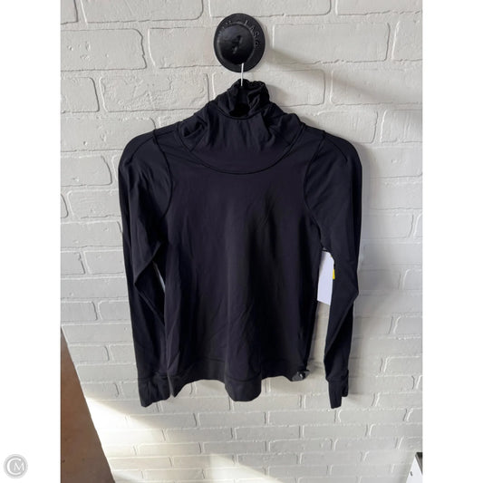 Athletic Top Long Sleeve Hoodie By Lululemon In Black, Size: S