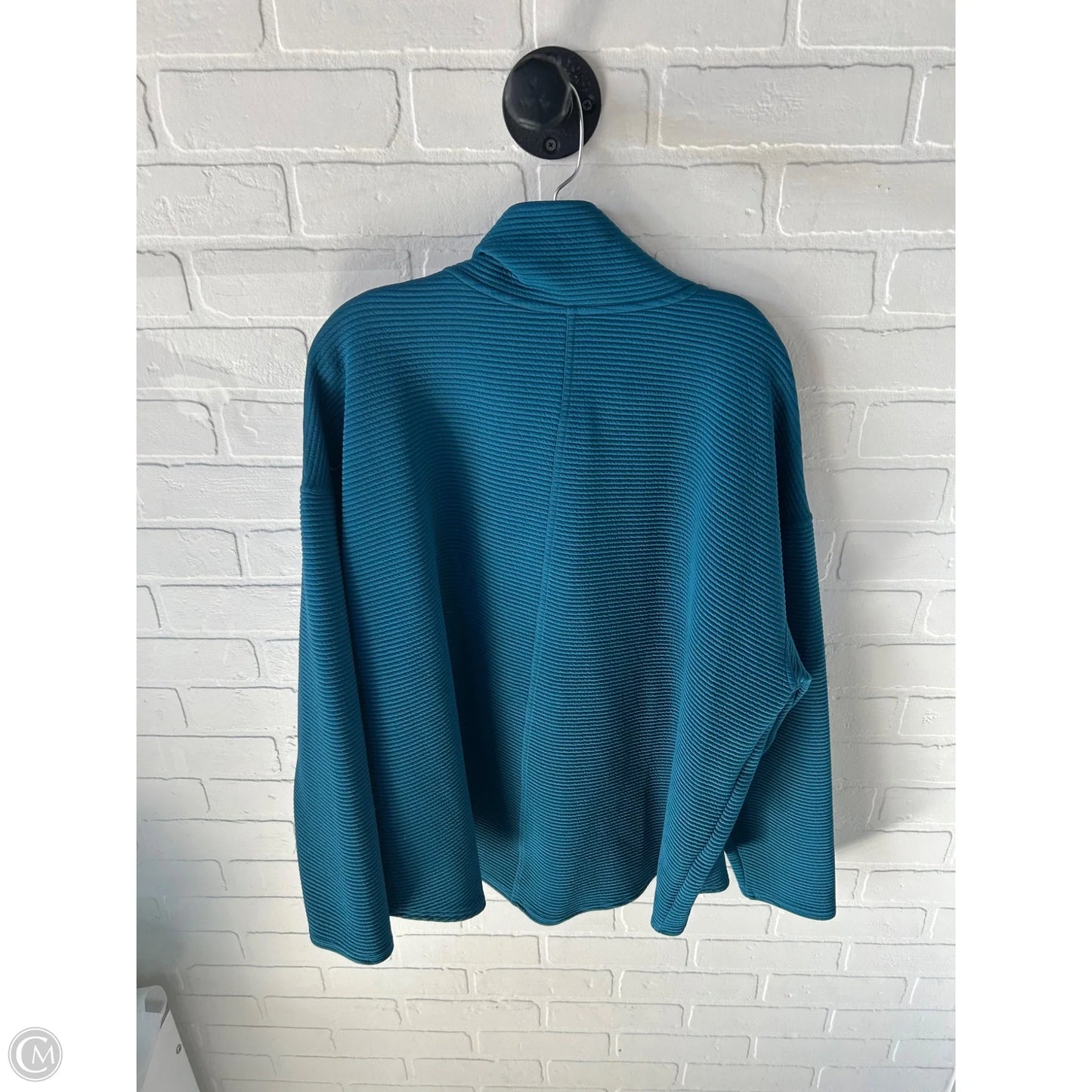 Top Long Sleeve By Kinesis In Teal, Size: 2x