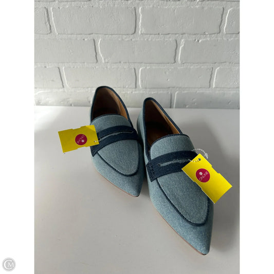 Shoes Flats By Talbots In Blue Denim, Size: 10