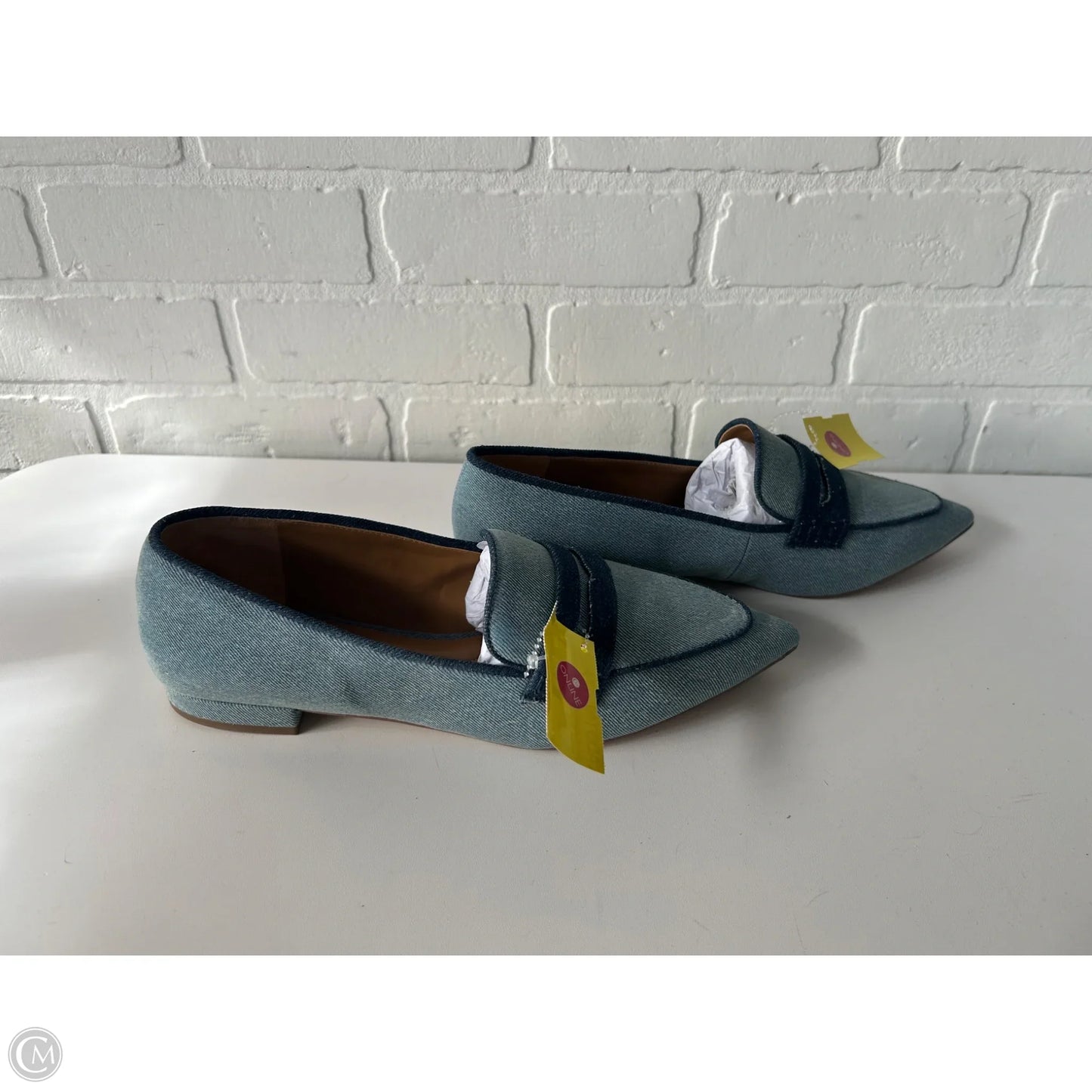 Shoes Flats By Talbots In Blue Denim, Size: 10