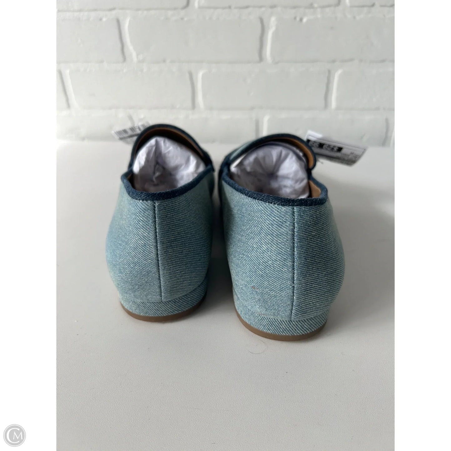 Shoes Flats By Talbots In Blue Denim, Size: 10