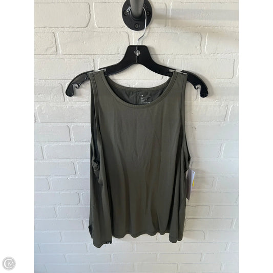 Athletic Tank Top By Clothes Mentor In Green, Size: Xxl