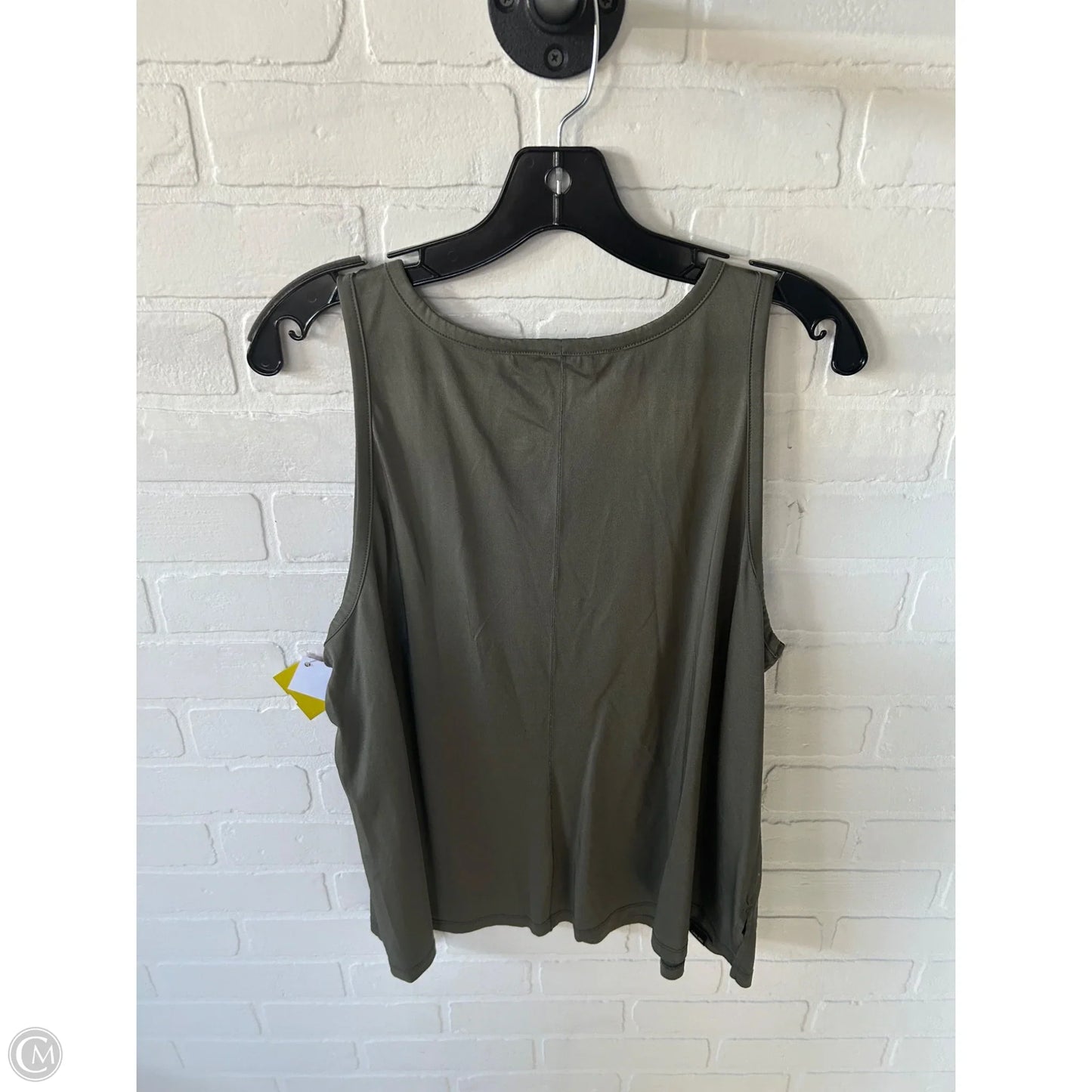 Athletic Tank Top By Clothes Mentor In Green, Size: Xxl