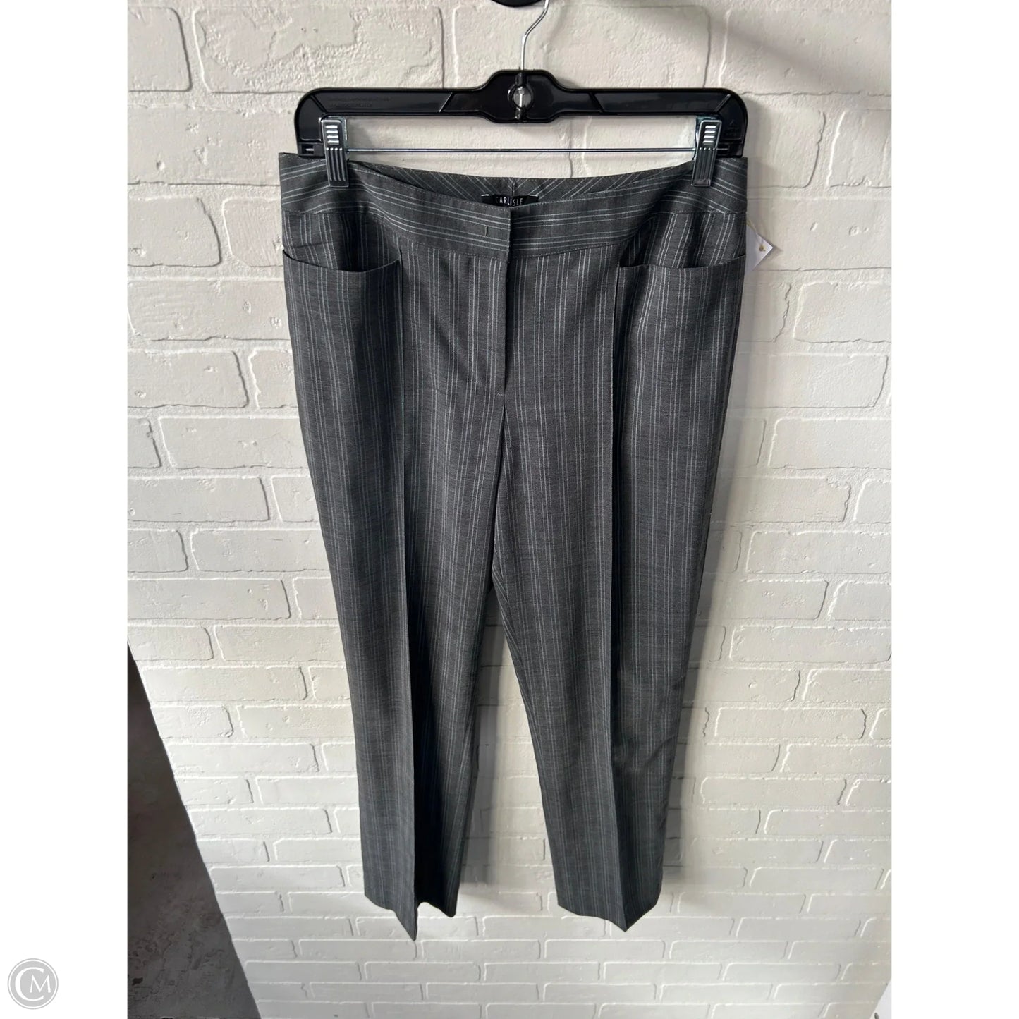 Pants Dress By Carlisle In Grey & White, Size: 6