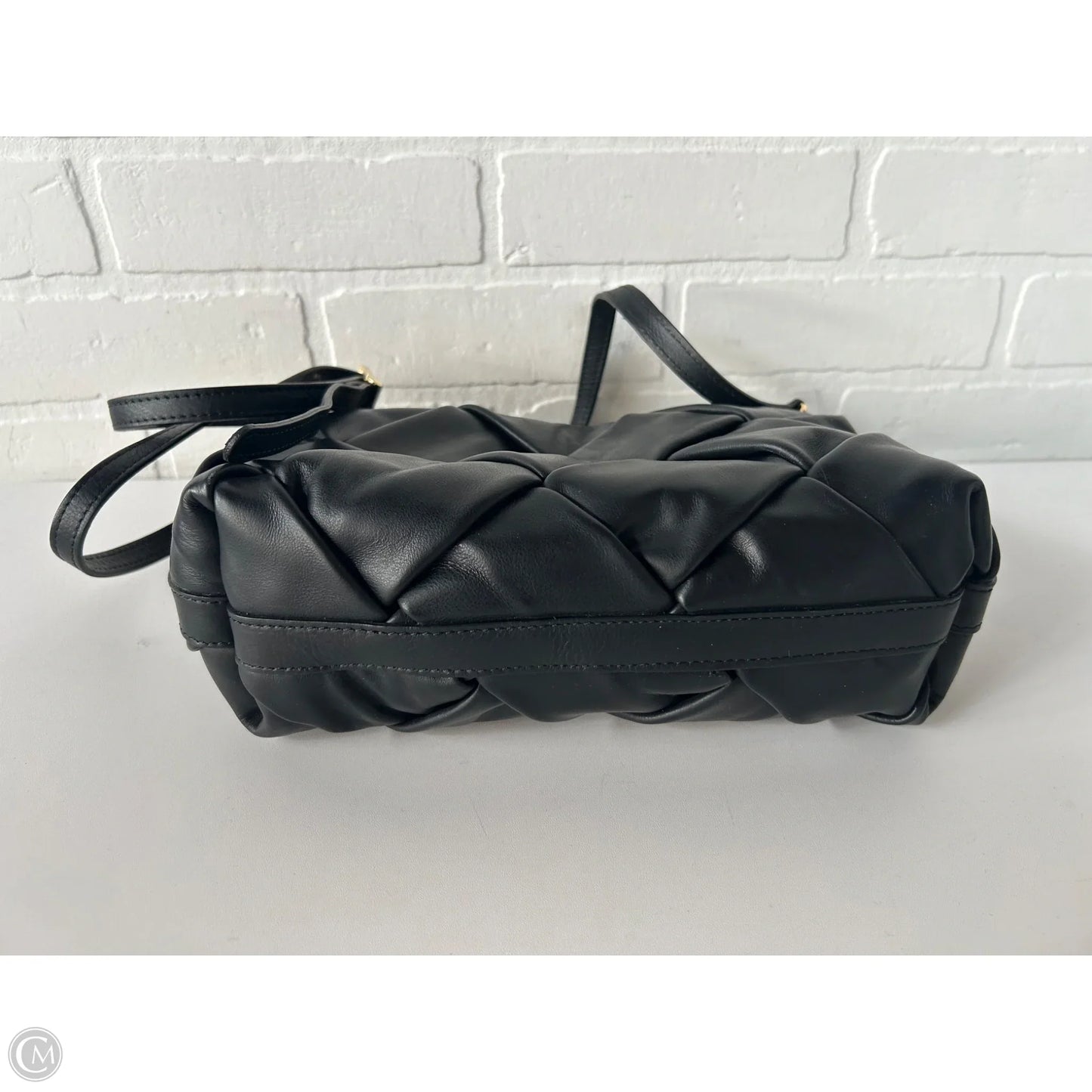 Handbag Leather By Cma, Size: Medium