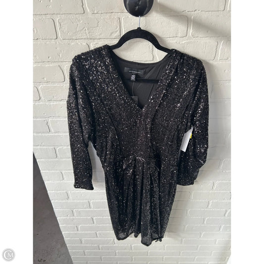 Dress Casual Midi By White House Black Market In Black, Size: M