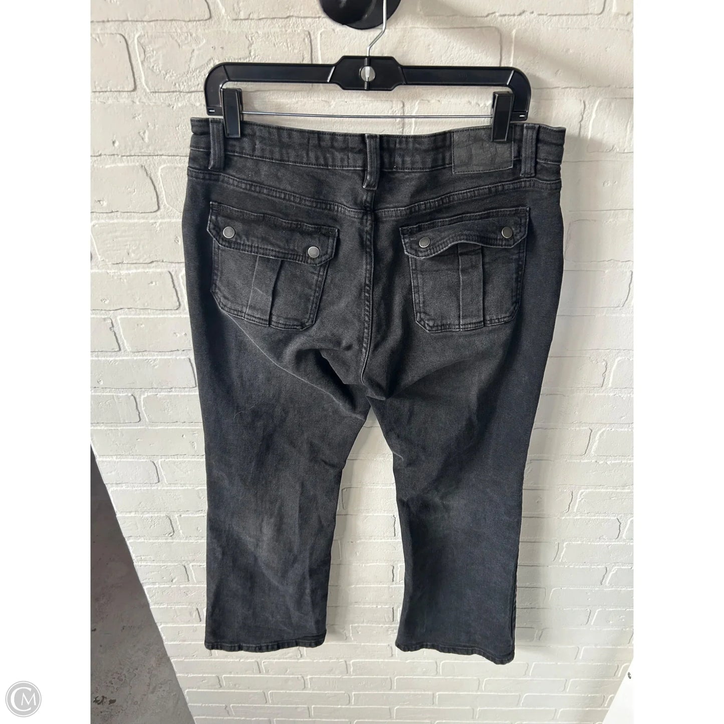 Jeans Boot Cut By Cotton On In Black Denim, Size: 10