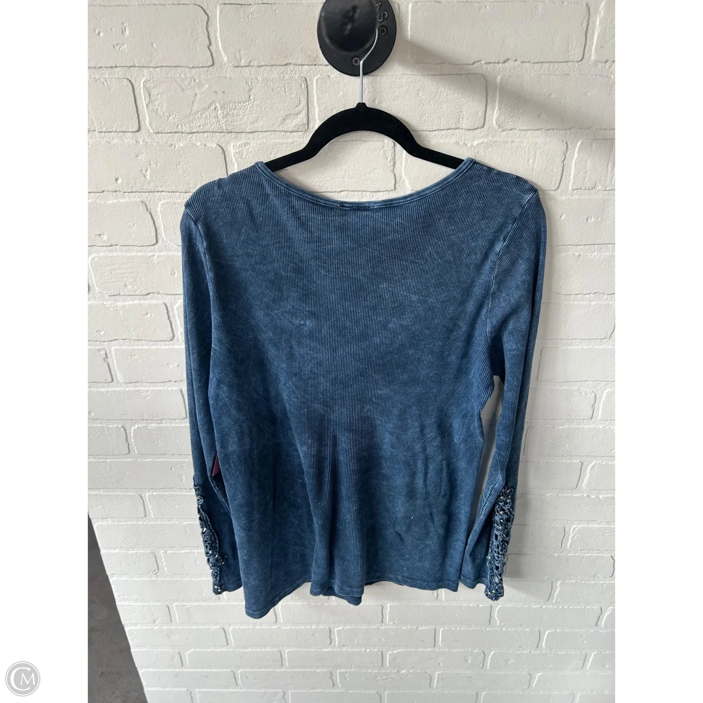 Top Long Sleeve By Clothes Mentor In Blue, Size: 2x