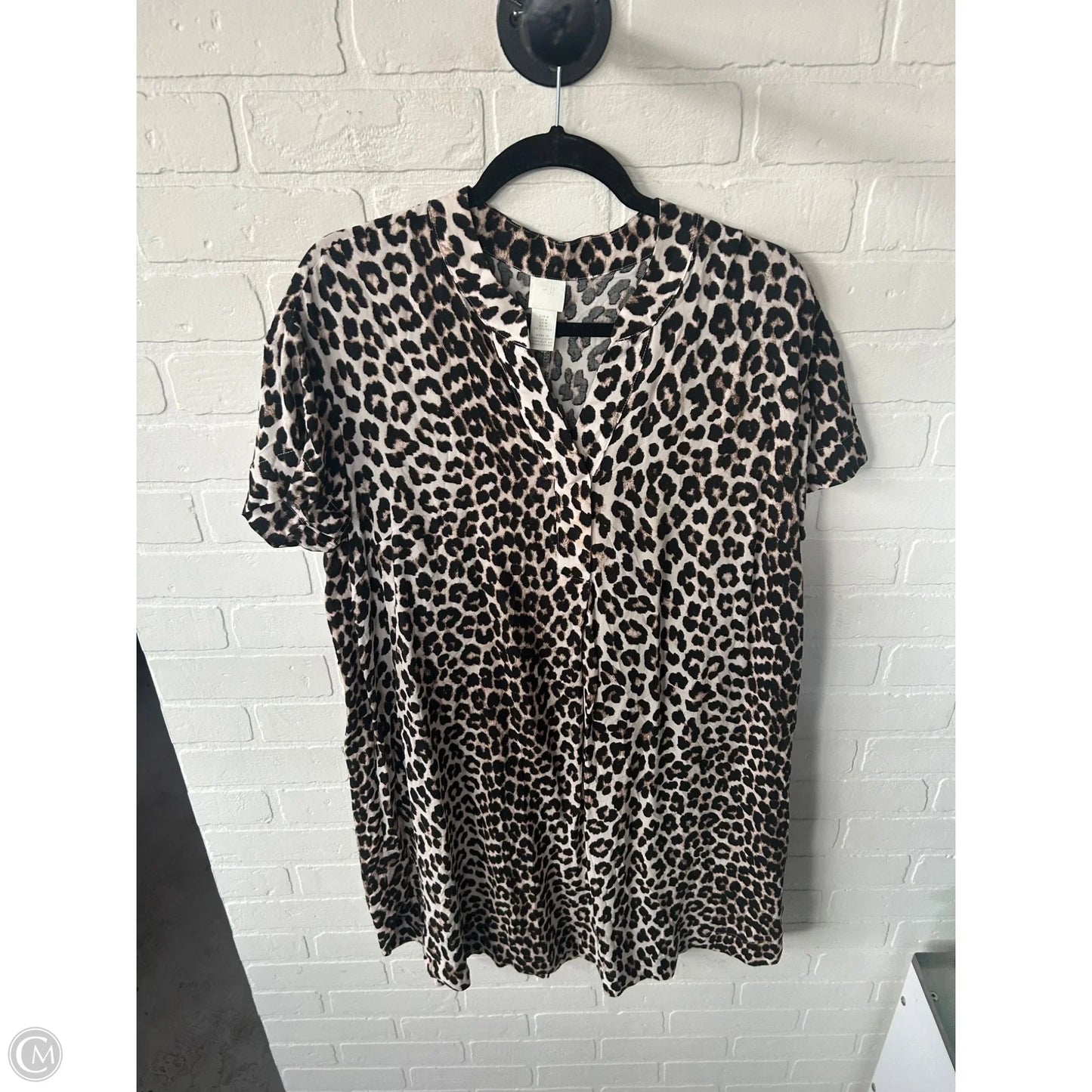 Dress Work By H&m In Animal Print, Size: M