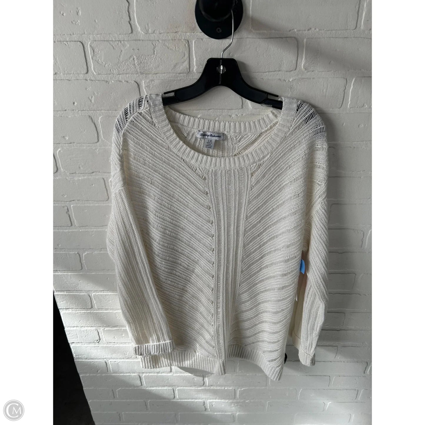 Sweater By Tommy Bahama In White, Size: L