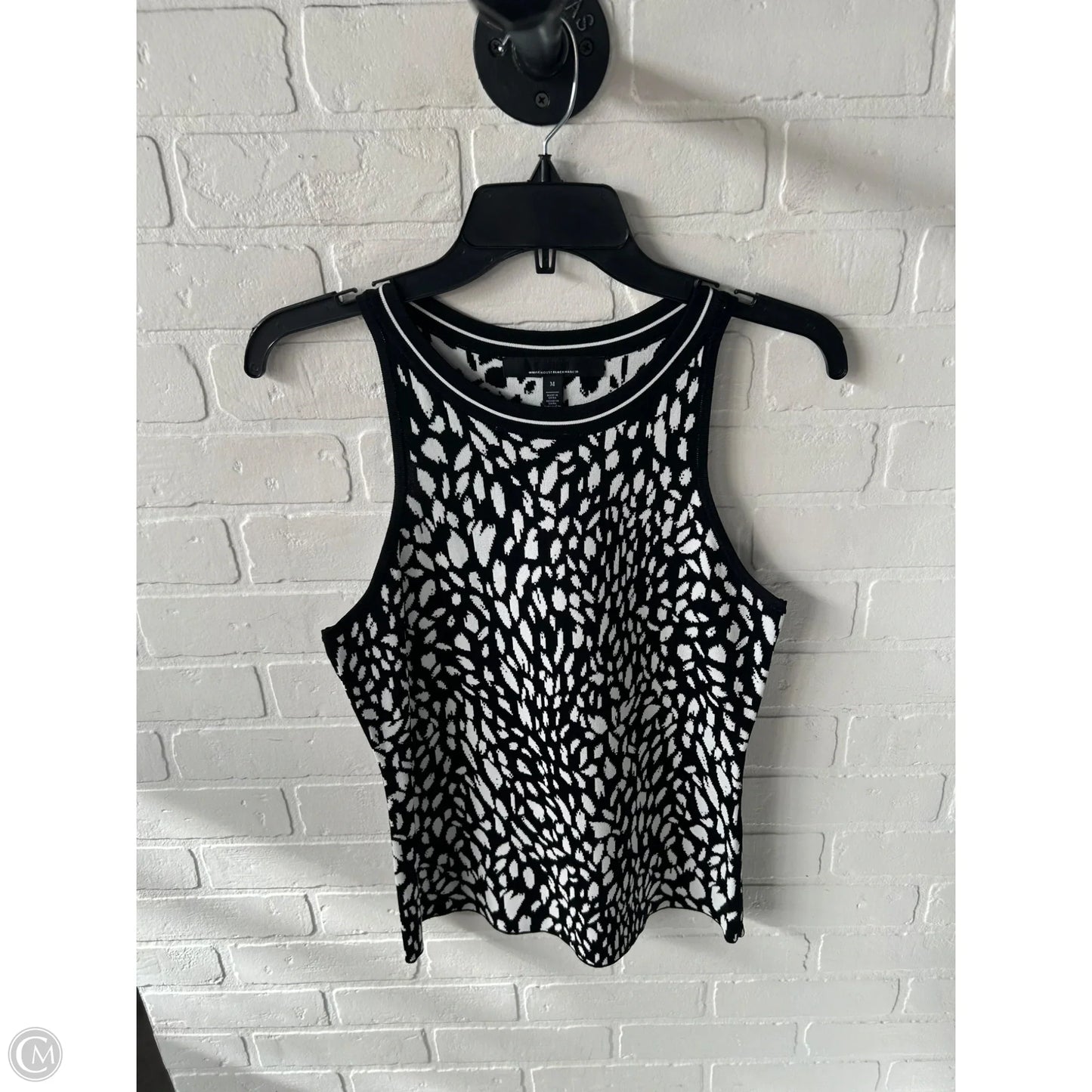 Vest Sweater By White House Black Market In Black & White, Size: M