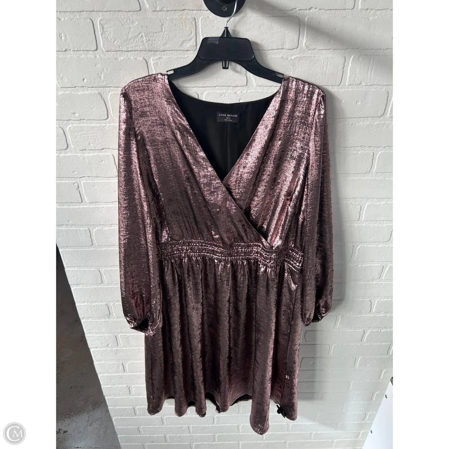 Dress Party Midi By Lane Bryant In Plaid Pattern, Size: 1x